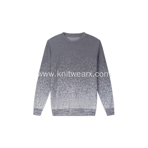 Men's Knitted Cashmere Jacquard Sweater